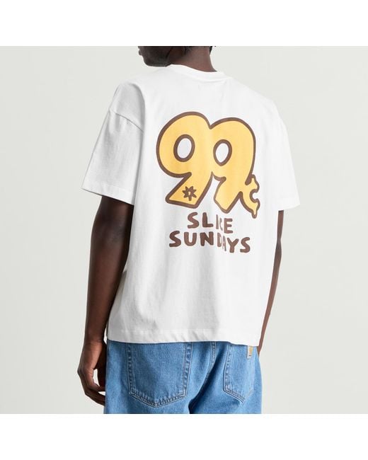 Sundays White 99 T-Shirt for men