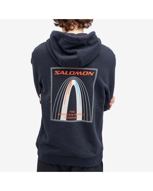 Salomon Blue Bow Graphic Hoodie for men