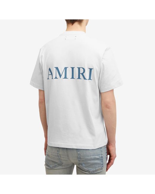 Amiri White Ma Logo T-Shirt for men