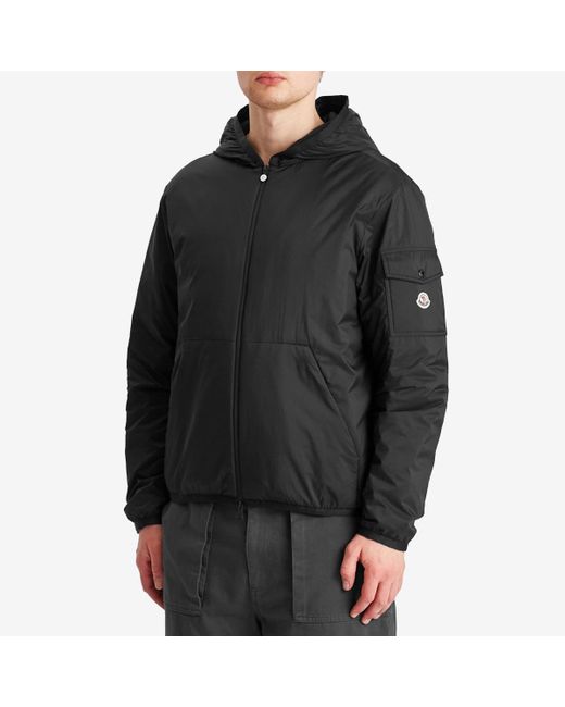 Moncler Black Recycled Longue Saison Opaque Monteynard Jacket for men