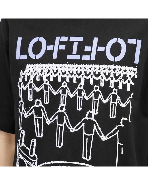 LO-FI Black Leader T-Shirt for men