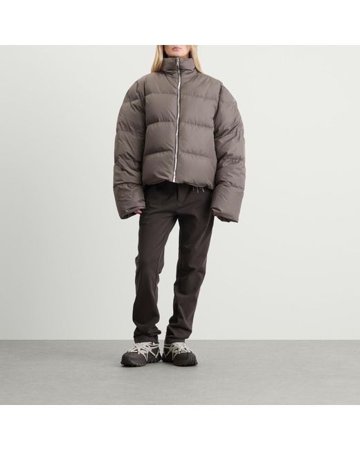 Rick Owens Gray X Moncler Drawstring Jogger