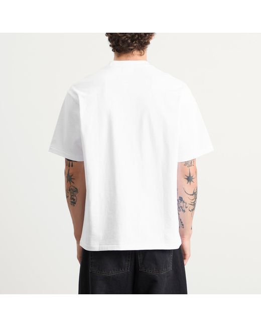 A Bathing Ape White Metal Ape Head T-Shirt for men