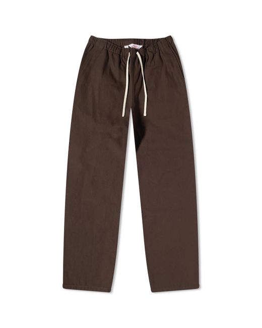 Battenwear Brown Active Lazy Pant for men