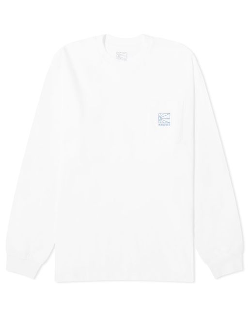 Rassvet (PACCBET) White Pocket Tag Long Sleeve T-Shirt for men