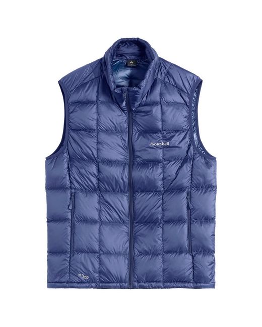 Montbell Blue Superior Down Vest for men