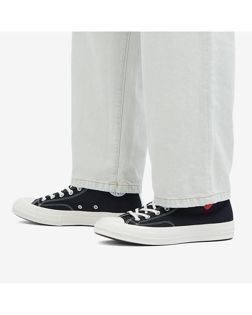 COMME DES GARCONS PLAY X Converse Chuck Taylor Heart 197 Sneakers in Blue for Men Lyst