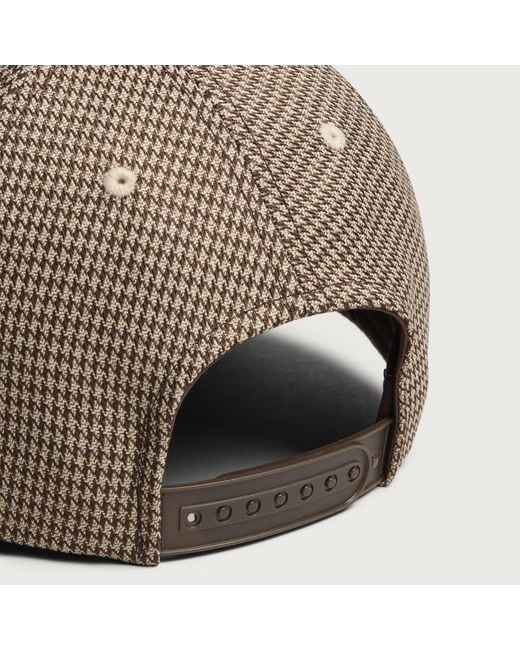 Dime Brown Classic Houndstooth Low Pro Cap for men