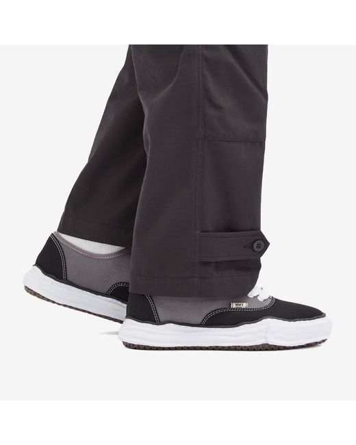 Maison Mihara Yasuhiro Black Baker Original Low Canvas Sneaker