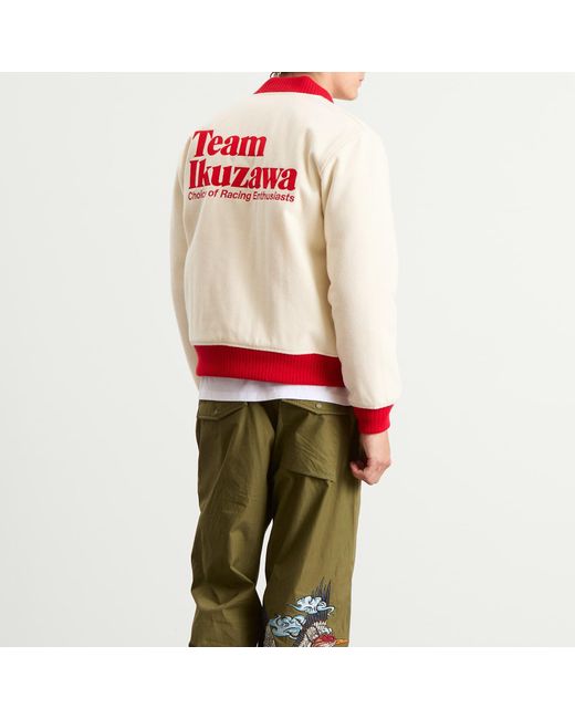 Team Ikuzawa Red Wool Team Jacket for men