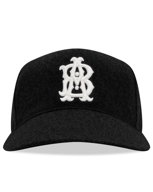 About Blank Black Monogram Cap for men