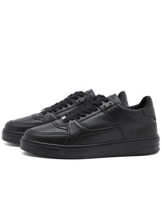 Represent Black Apex Leather Sneakers for men