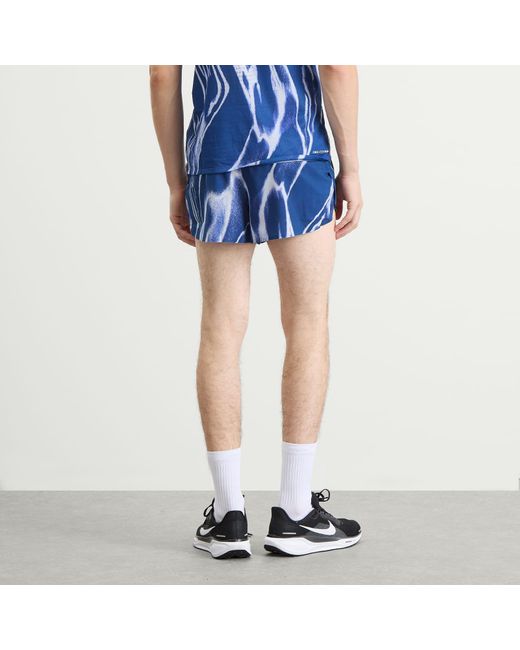 Nike Blue Running Aeroswift 2 Inch Short for men