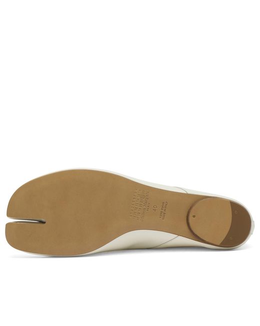 Maison Margiela Metallic Tabi Ballerinas