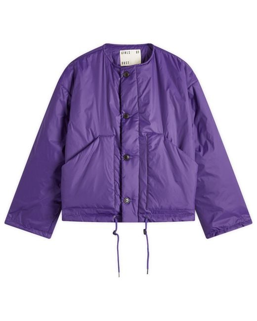 Girls Of Dust Purple Nuclear Padded Jacket