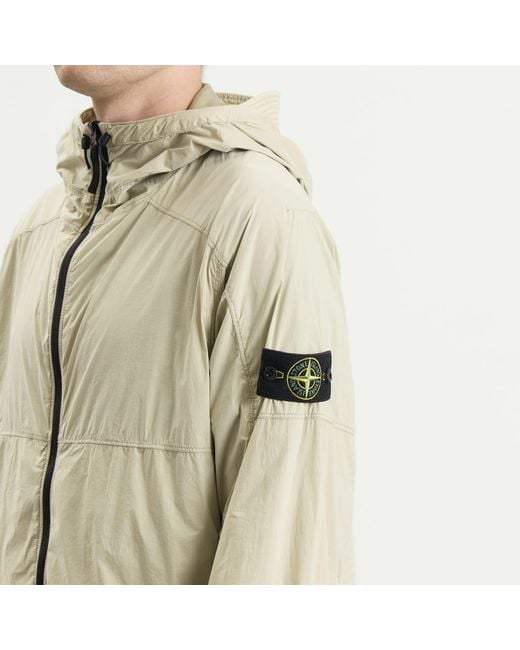 Stone Island Natural Ultralight Nylon Stretch-Tc Hooded Jacket for men