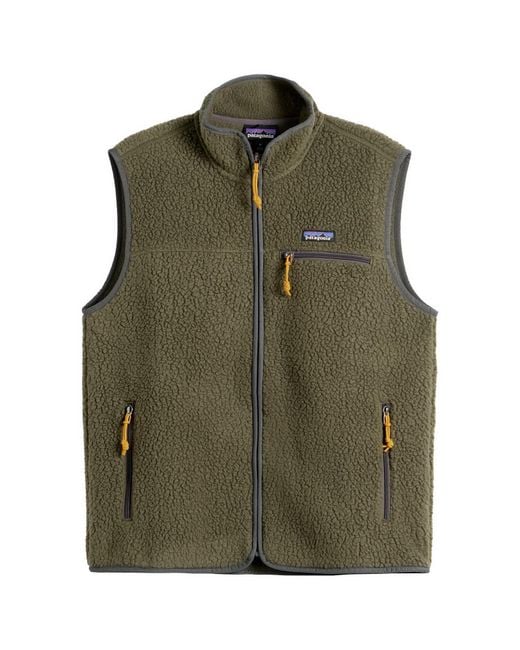 Patagonia Green Retro Pile Vest for men