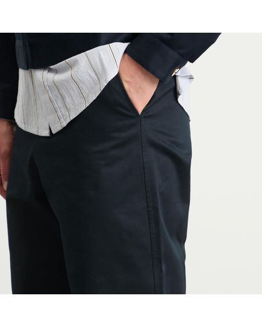 Late Checkout Blue Work Trousers for men