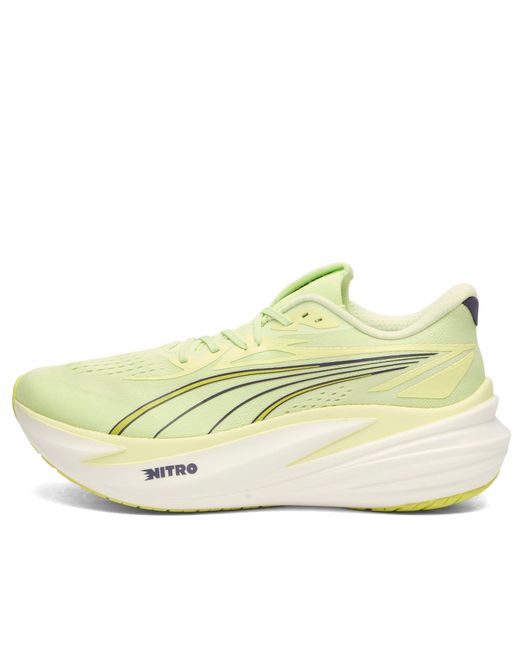PUMA White Magmax Nitro 2 Sneaker for men