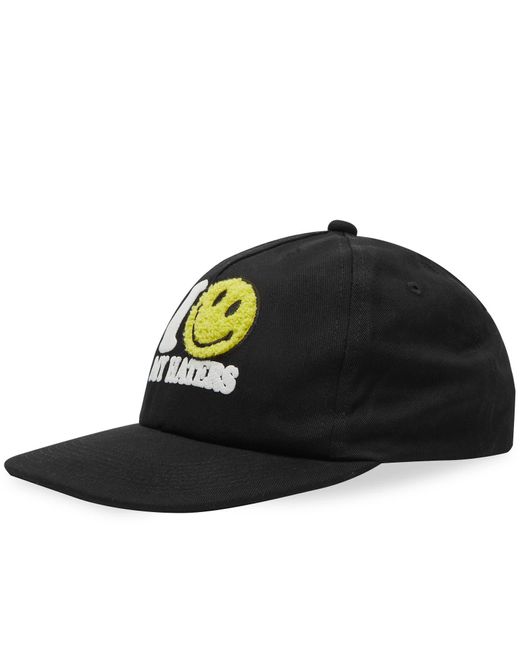 Market Black Smiley Haters 5-panel Hat for men