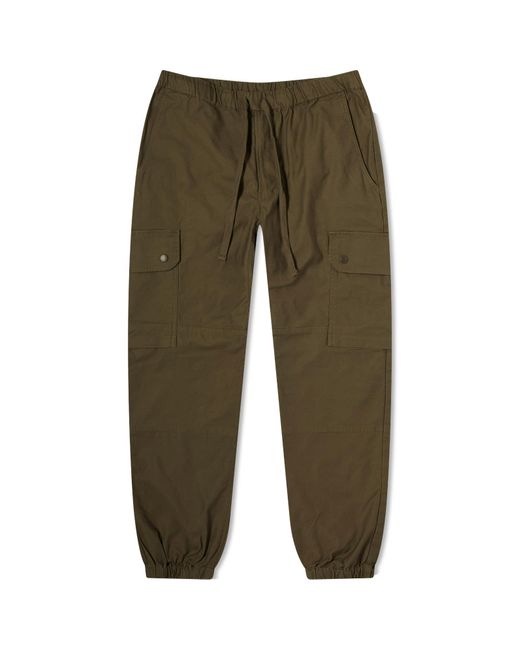 Beams Plus Green 6 Pocket Gym Pants for men