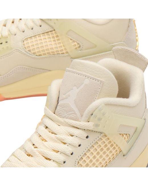 Nike White W 4 Retro Sneaker