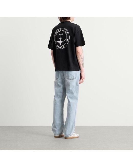 Cole Buxton Black State T-Shirt for men