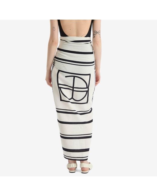 Anine Bing Metallic Eliza Monogram Sarong