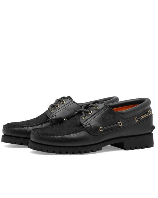 Timberland Black End. X Authentic 3 Eye Lug Shoe ‘Archive’ for men