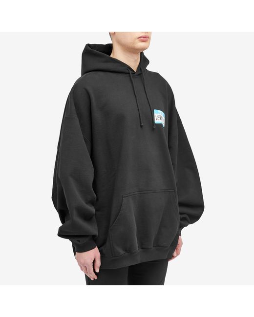 Vetements Black My Name Is Hoody for men