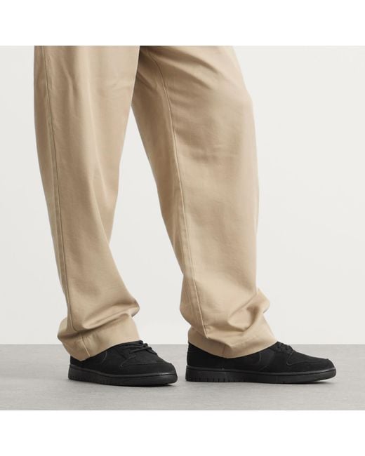 Nike Black Dunk Low Retro Se Nubuck Sneaker for men