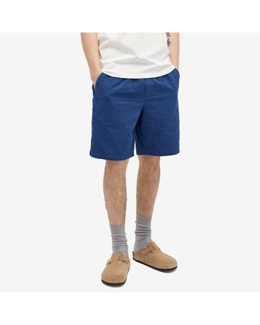 Folk Blue Assembly Shorts for men