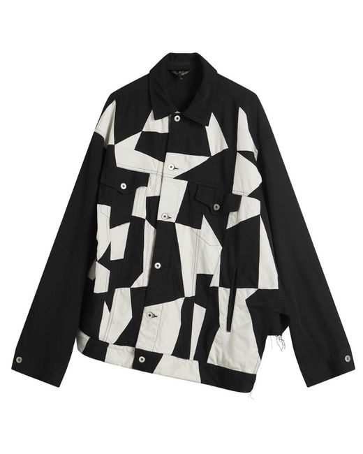 Comme des Garçons Black Comme Des Garçons Patchwork Twill Jacket for men