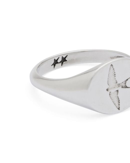 Twojeys White Liberty Ring