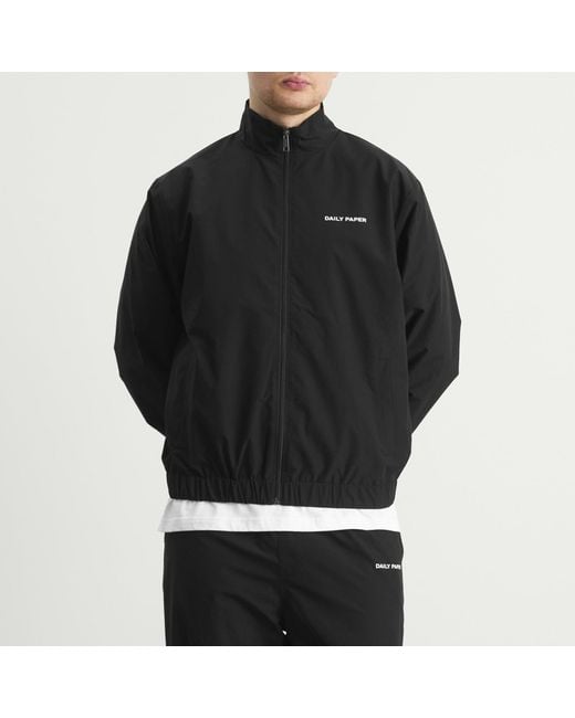 Daily Paper Black Eward Track Jacket for men