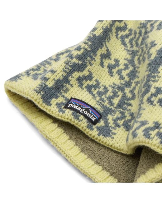 Patagonia Green Cinder Beanie Sun Quilt Sage for men