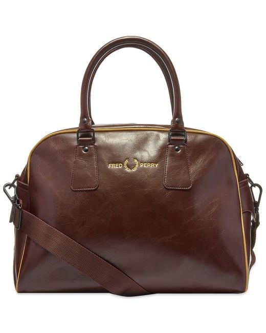 Fred Perry Brown Grip Bag for men