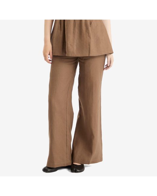 Faithfull The Brand Brown Syna Pants