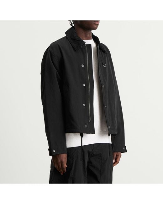 FRIZMWORKS Black Heritage Hunting Jacket for men
