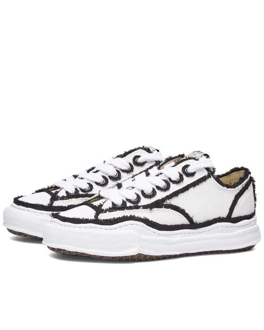 Maison Mihara Yasuhiro White Peterson Low Original Sole Overhangin Sneakers for men