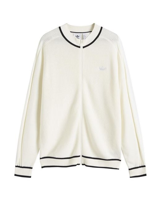 Adidas White Premium Cardigan for men