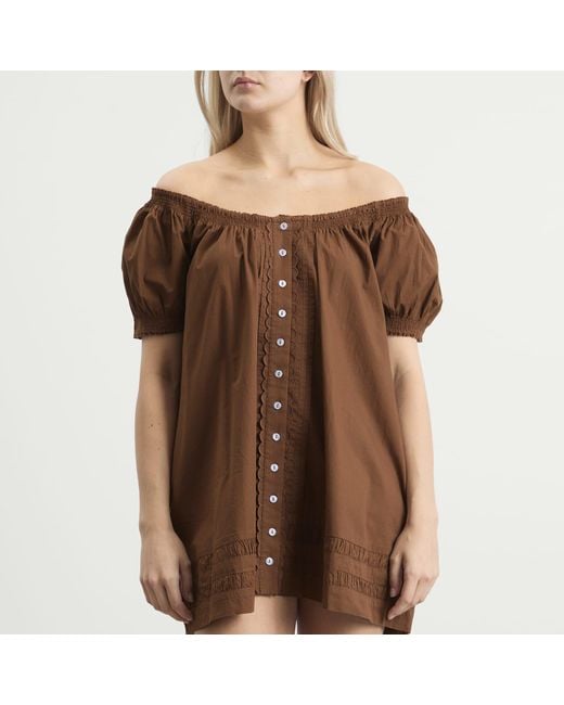 Damson Madder Brown Jayne Mini Dress