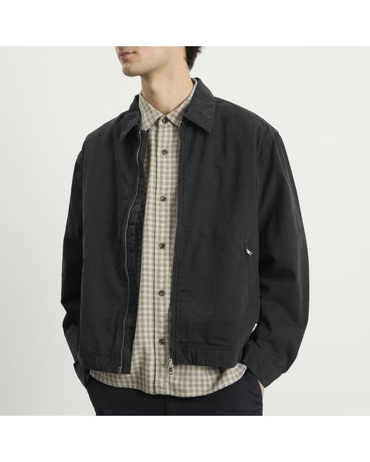 Norse Projects Black Raabjerg Canvas Jacket for men