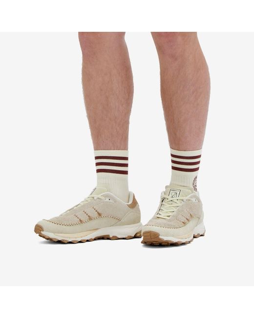 Adidas White End. X Mocaturf 'Flyfishing' Sneakers