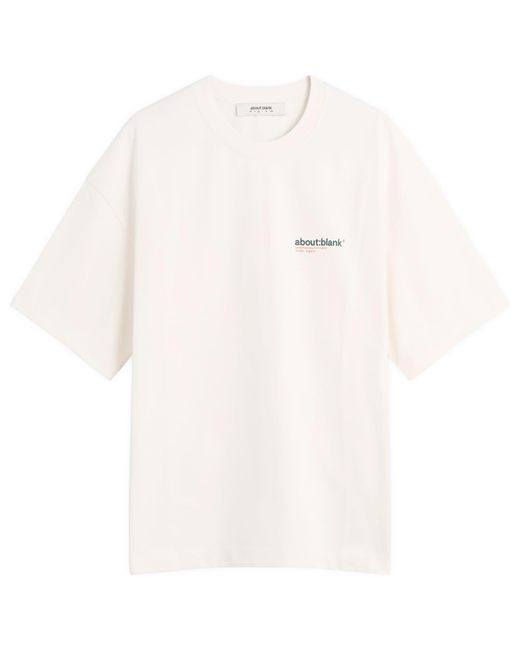 About Blank White Collection T-Shirt for men