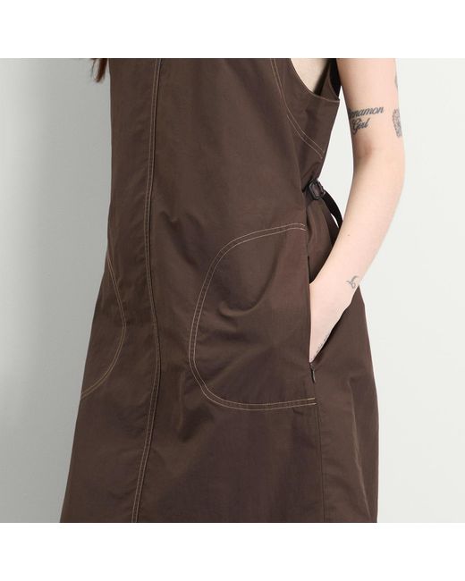 Gramicci Brown Nylon Dress