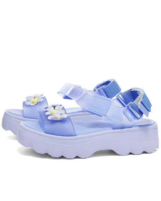 Melissa X Lazy Oaf Kick Off Sandal in Blue - Lyst