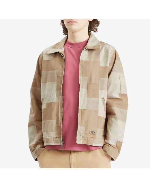 Dickies Natural Jacquard Eisenhower Jacket for men