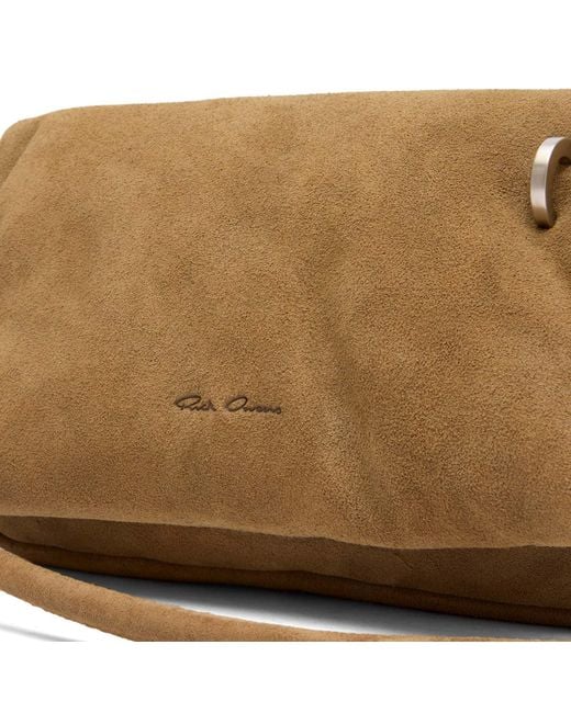 Rick Owens Natural Shoulder Pillow Griffin Bag
