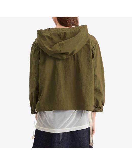Beams Boy Green Side String Anorak